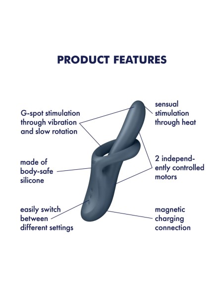 Vibrateur G-Spot Satisfyer Gris