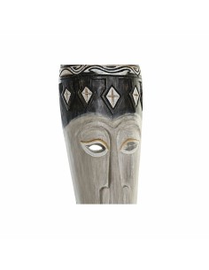 Figurine Décorative DKD Home Decor Bambou Fer Masque (19 x 10 x 78 cm) 2