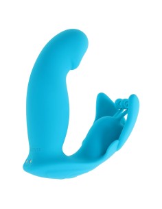 Vibration de Stimulation Double Evolved Bleu