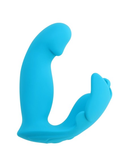 Vibration de Stimulation Double Evolved Bleu