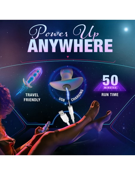 Plug Anal Blush Anal Adventures Bleu (10,2 cm)