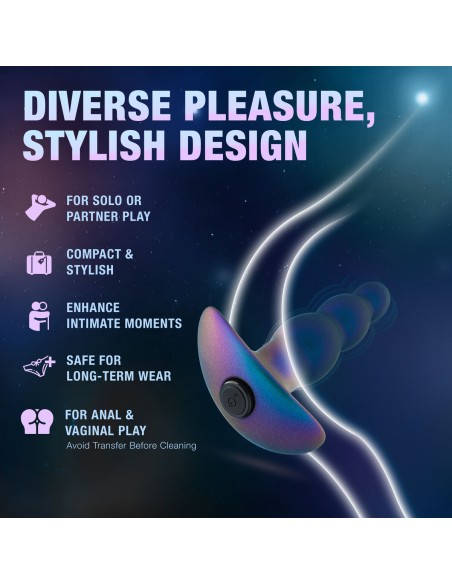 Plug Anal Blush Anal Adventures Bleu (10,2 cm)