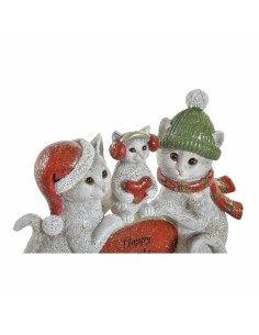 Figurine Décorative DKD Home Decor Chat 12,5 x 3 x 9,5 cm 2