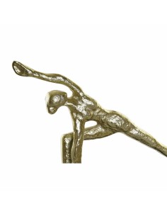 Figurine Décorative DKD Home Decor 33 x 10 x 35 cm Noir Doré Indien Yoga (3 Unités) 2