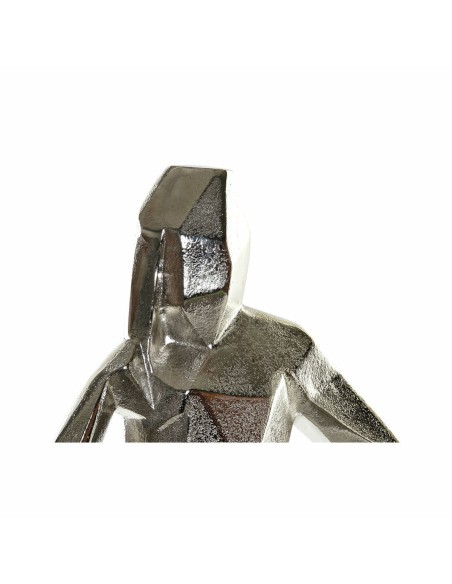 Figurine Décorative DKD Home Decor 8424001856480 23 x 13 x 62 cm Argenté (2 Unités)