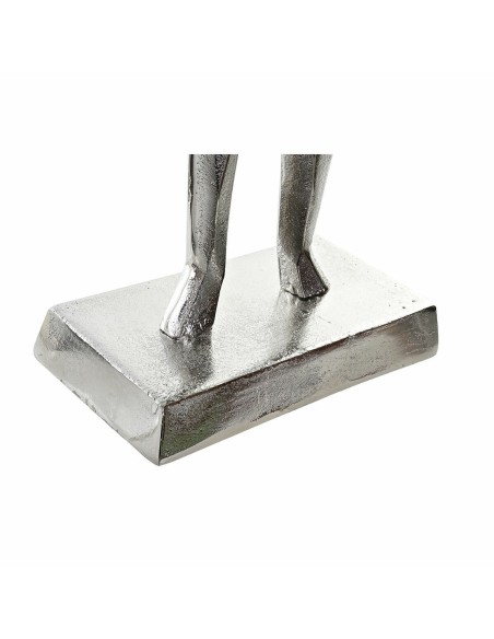 Figurine Décorative DKD Home Decor 8424001856480 23 x 13 x 62 cm Argenté (2 Unités)