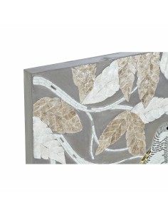Toile DKD Home Decor Beige Gris Feuille d'une plante 90 x 4 x 70 cm 2