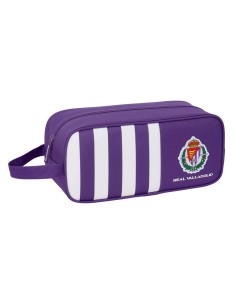 Range-Chaussures de Voyage Real Valladolid C.F. Blanc Violet 34 x 15 x 14 cm
