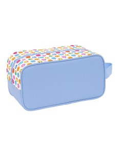 Range-Chaussures de Voyage Smiley Joyful Multicouleur Bleu clair 29 x 15 x 14 cm 2