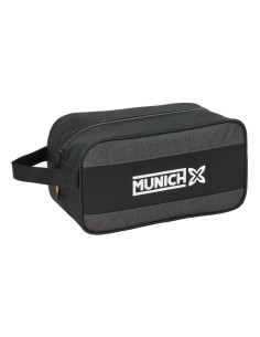 Range-Chaussures de Voyage Munich Topo Noir 29 x 15 x 14 cm