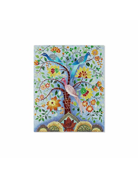 Toile DKD Home Decor Multicouleur Arbre 80 x 4 x 100 cm (1 Unité)