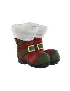 Cache-pot Home ESPRIT Blanc Rouge Vert Magnésium Père Noël 30 x 35 x 30 cm Noël