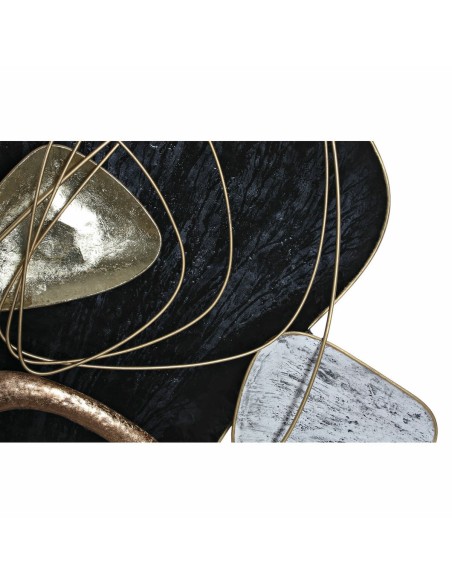 Décoration murale DKD Home Decor Métal Abstrait (101 x 9 x 85 cm)