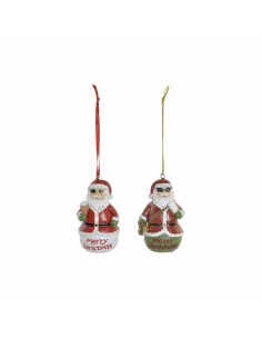 Décoration Suspendue DKD Home Decor Noël Résine (2 pcs) (4.5 x 3 x 7 cm)
