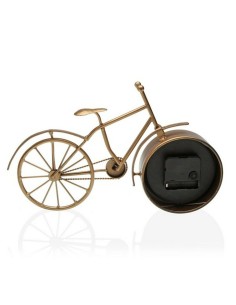 Horloge de table Bicicle Versa VS-18190895 Dorée Métal (6 x 20 x 33 cm) (6 x 20 x 33 cm) 2