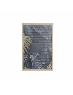 Décoration murale DKD Home Decor 30 x 1,5 x 45 cm Naturel Gris Tropical (2 Unités)
