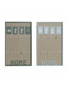 Cadre Photos avec Pinces DKD Home Decor Aluminium polypropylène Bois MDF 30 x 3 x 50 cm (2 Unités)