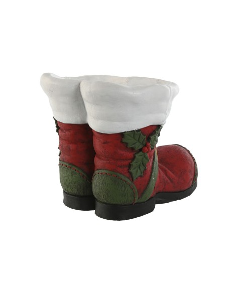 Cache-pot Home ESPRIT Blanc Rouge Vert Magnésium Père Noël 30 x 35 x 30 cm Noël