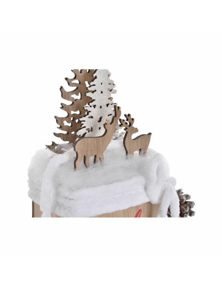 Décorations de Noël DKD Home Decor Père Noël LED Naturel