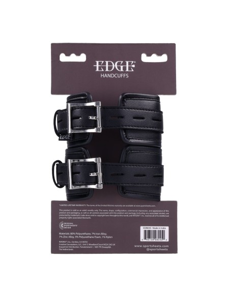 Menottes érotiques Sportsheets Edge Noir