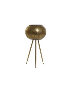 Cache-pot Home ESPRIT Doré Métal Moderne 30 x 30 x 60 cm