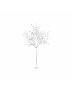Sapin de Noël DKD Home Decor Blanc Argenté Métal Plastique 120 x 120 x 220 cm