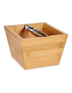 Casse-Noisette Kinvara JWKW-4410 Marron Métal Bambou 16 x 11 x 16 cm Casse-Noisette