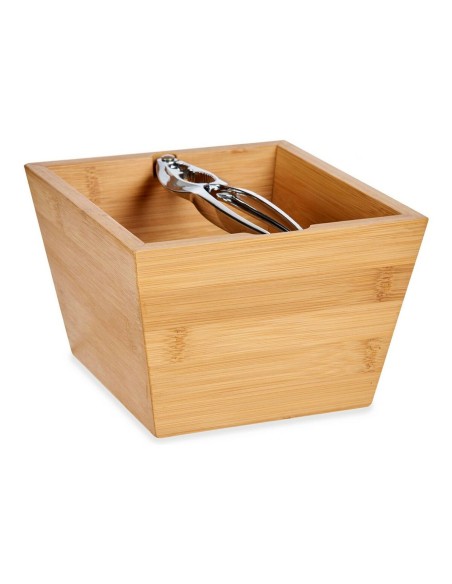 Casse-Noisette Kinvara JWKW-4410 Marron Métal Bambou 16 x 11 x 16 cm Casse-Noisette