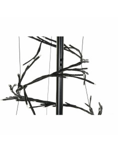 Sapin de Noël DKD Home Decor Blanc Noir Métal 70 x 70 x 190 cm (2 Unités) 2