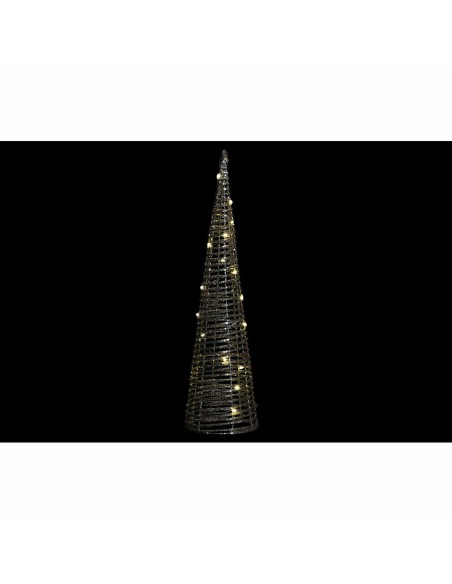 Décorations de Noël DKD Home Decor Rotin (2 pcs) (12 x 12 x 40 cm) (16 x 16 x 60 cm)