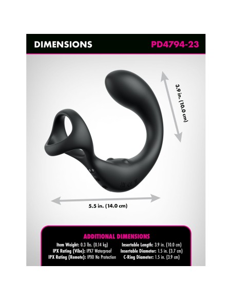 Vibromasseur anal Pipedream Anal Fantasy Elite Noir