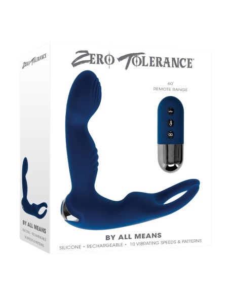 Vibromasseur anal Evolved Zero Tolerance Bleu