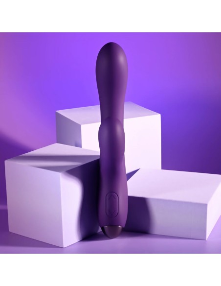 Vibration de Stimulation Double Evolved Playboy Violet Pourpre