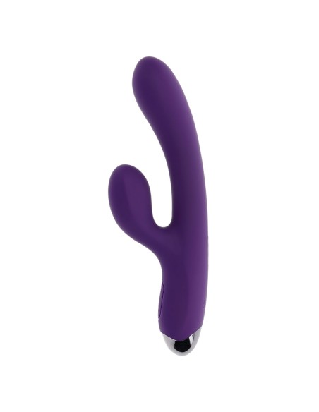 Vibration de Stimulation Double Evolved Playboy Violet Pourpre