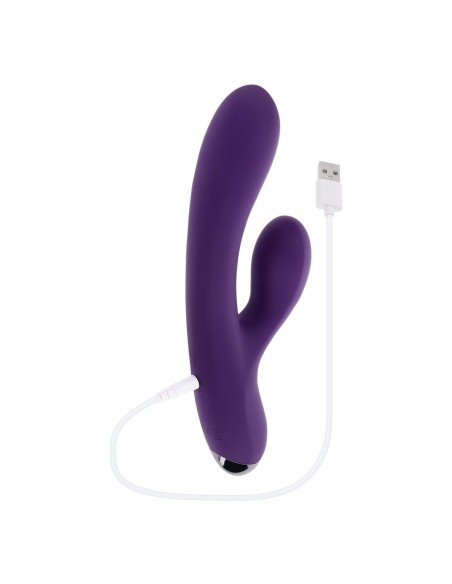 Vibration de Stimulation Double Evolved Playboy Violet Pourpre