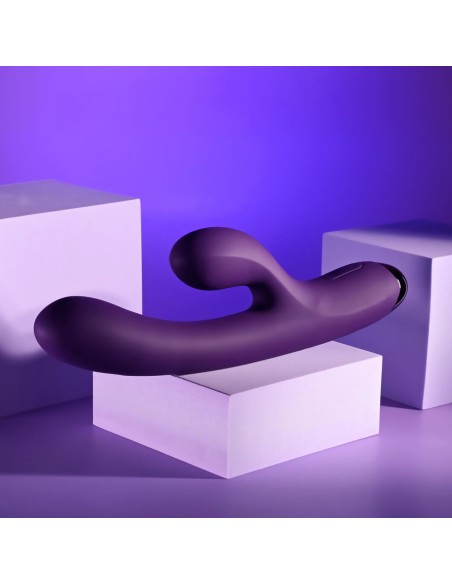 Vibration de Stimulation Double Evolved Playboy Violet Pourpre