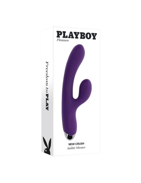 Vibration de Stimulation Double Evolved Playboy Violet Pourpre