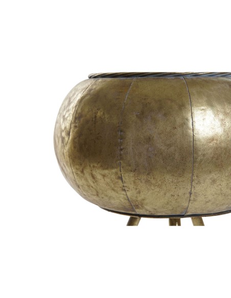 Cache-pot Home ESPRIT Doré Métal Moderne 38 x 38 x 68 cm