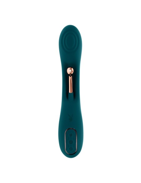Vibration de Stimulation Double Evolved Playboy Vert