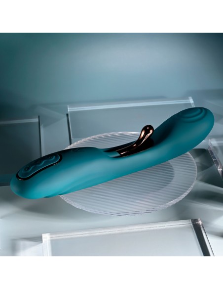 Vibration de Stimulation Double Evolved Playboy Vert