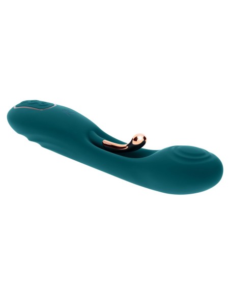 Vibration de Stimulation Double Evolved Playboy Vert
