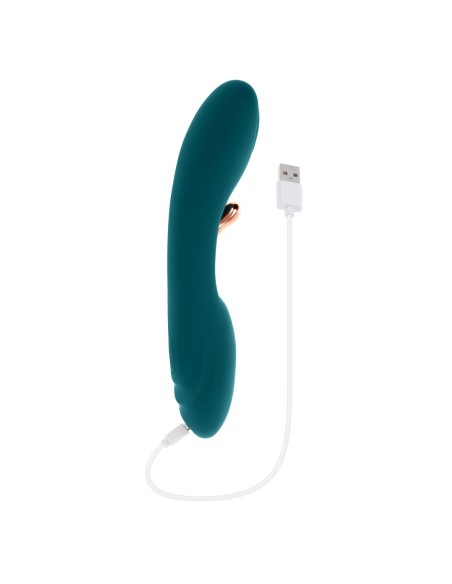 Vibration de Stimulation Double Evolved Playboy Vert