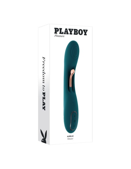 Vibration de Stimulation Double Evolved Playboy Vert
