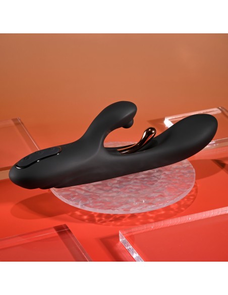 Vibration de Stimulation Double Evolved Playboy Noir