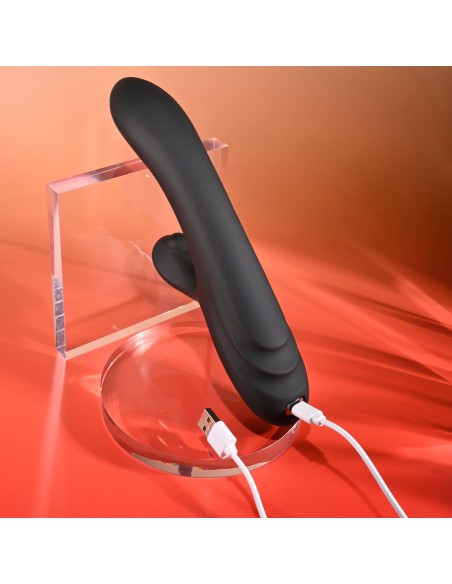 Vibration de Stimulation Double Evolved Playboy Noir