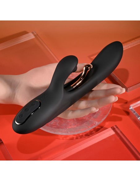 Vibration de Stimulation Double Evolved Playboy Noir
