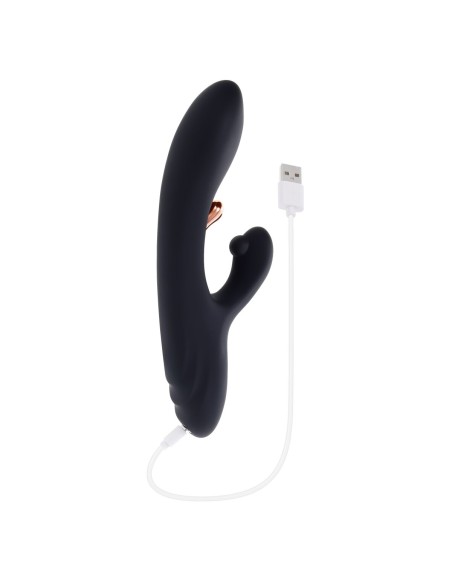 Vibration de Stimulation Double Evolved Playboy Noir