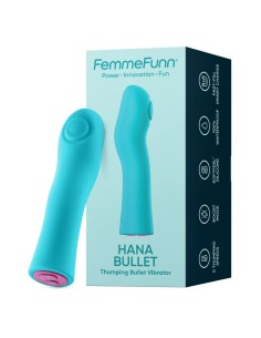 Mini Vibromasseur FemmeFunn Bleu 2