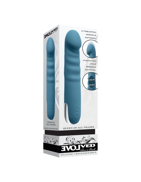 Vibromasseur Evolved Bleu