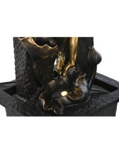 Fontaine de jardin Home ESPRIT Résine Buda Oriental 21 x 19 x 27 cm (2 Unités) 2